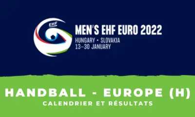 Championnats dEurope masculin handball 2022 Calendrier et resultats